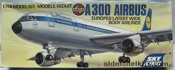 Airfix 1/144 A300B-2 Airbus - Lufthansa - Sky King Series, 06176-4 plastic model kit